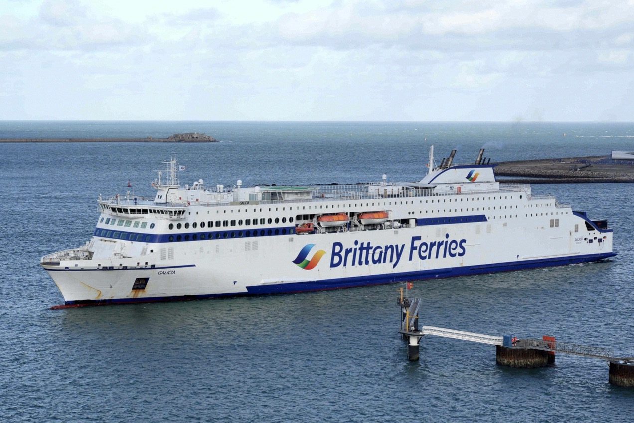 Ferry on the Cherbourg - Rosslare route