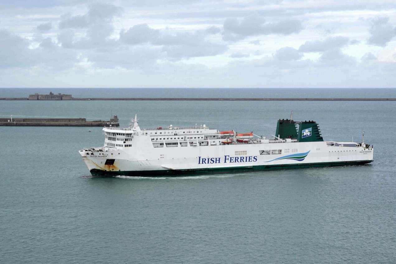 Ferry on the Cherbourg - Dublin route