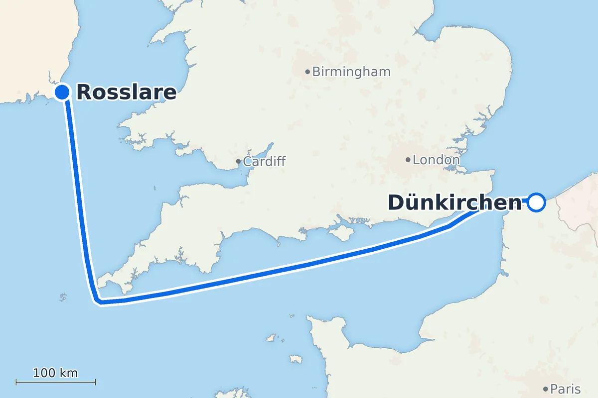Dunkirk - Rosslare