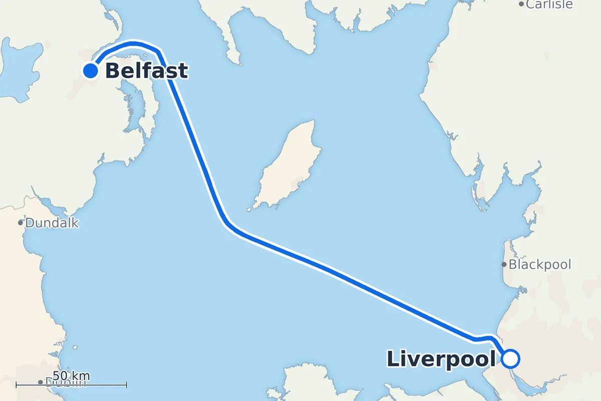 Liverpool - Belfast