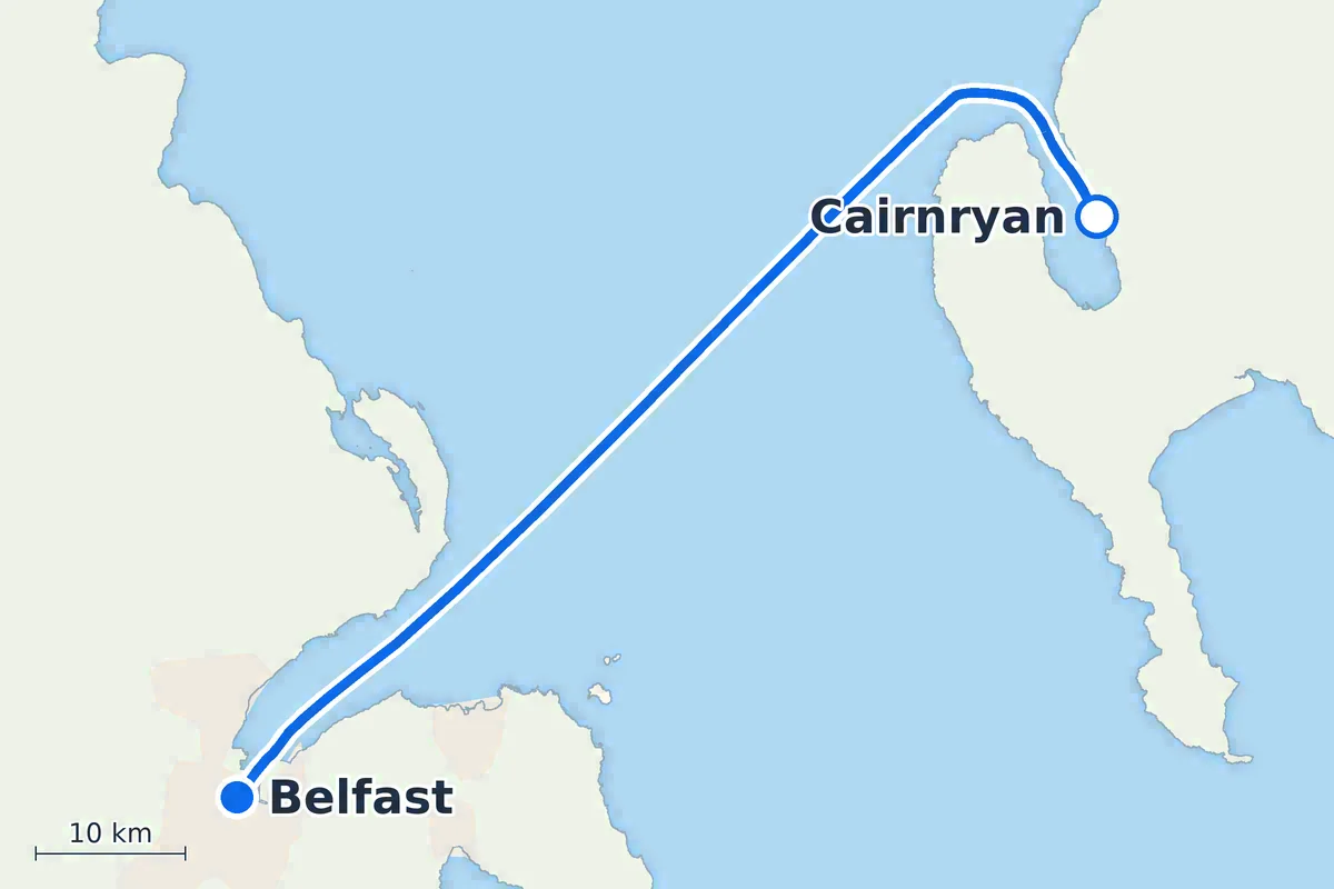 Cairnryan - Belfast