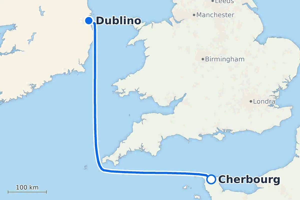 Cherbourg - Dublino