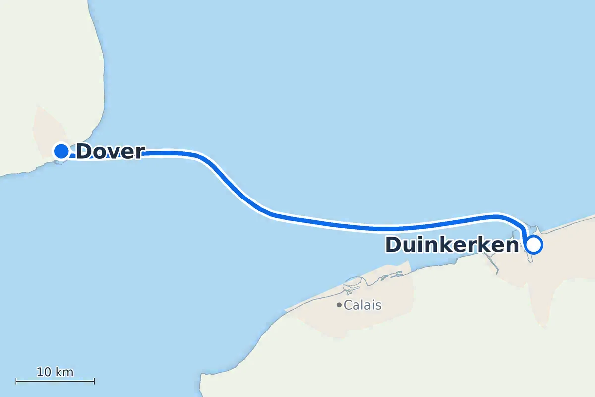 Duinkerken - Dover