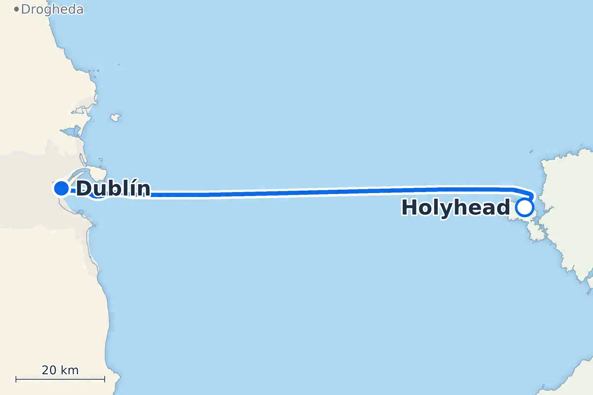 Holyhead - Dublín